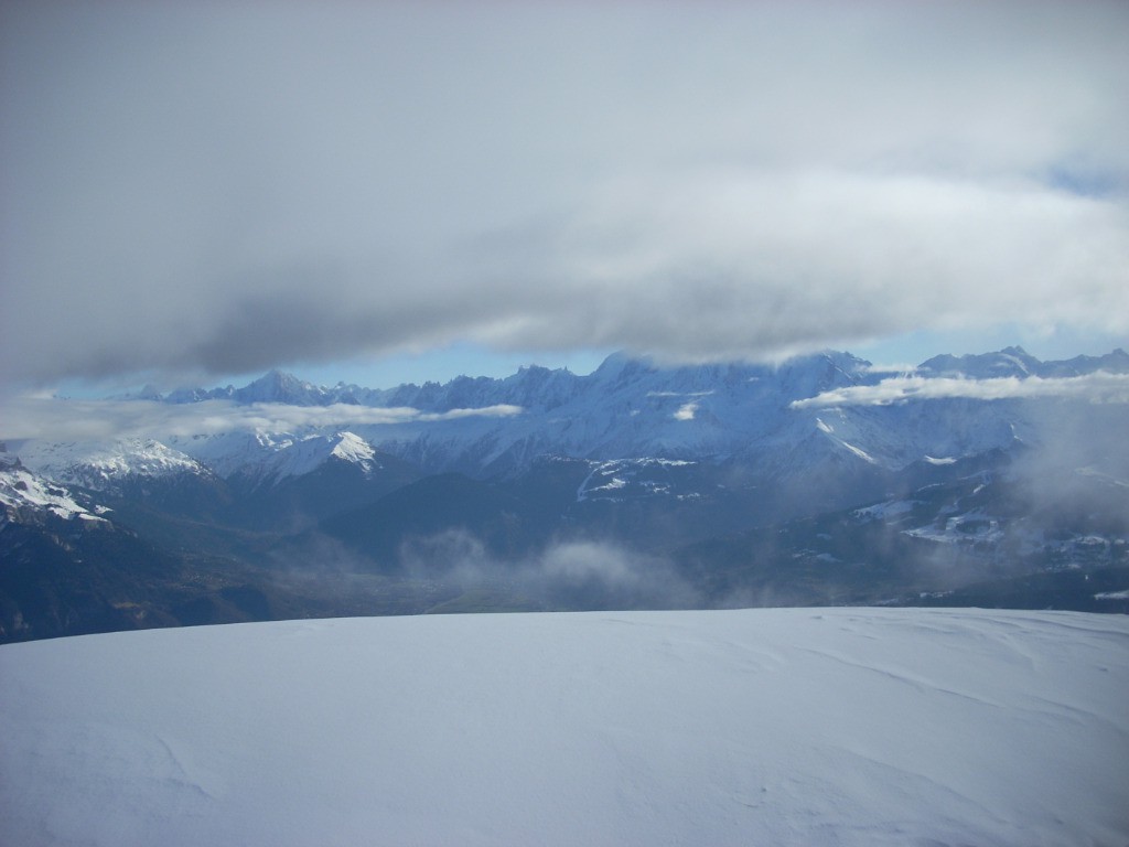 On aura même pas été loin de voir le Mont-Blanc
