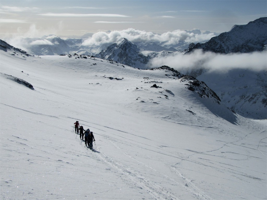 Montée au col de Labby