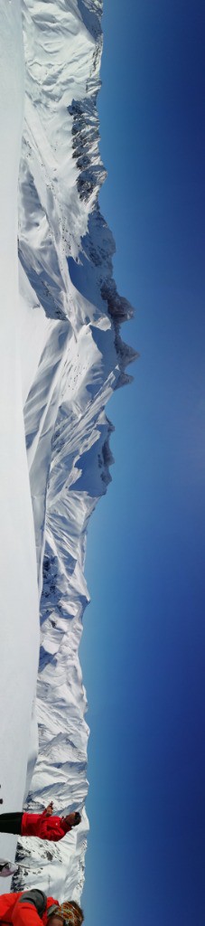 Panorama du sommet 