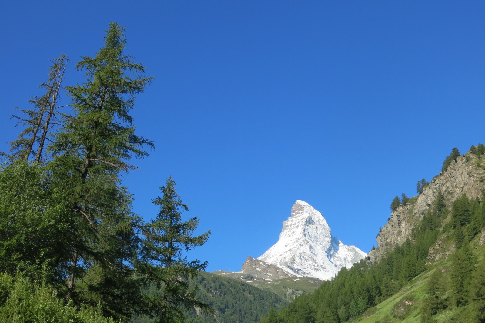 Le Matterhorn depuis Zermatt