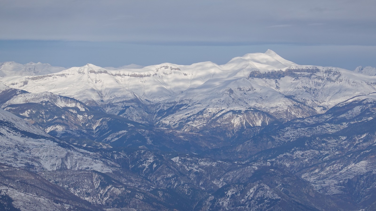Panorama sur le Mont Mounier