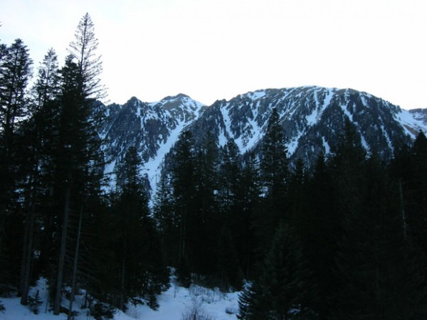 "Couloir de Juisse", cf description "variantes". La sortie du "Petit couloir de Juisse" est visible sur la droite de la photo