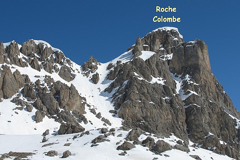 Roche Colombe, couloir Sud