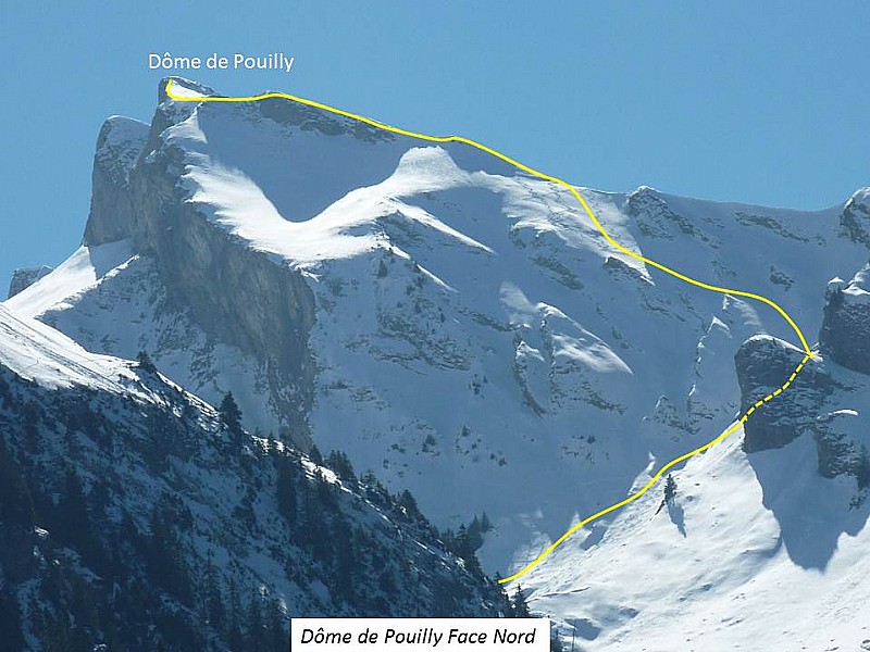 Dôme de Pouilly Face Nord