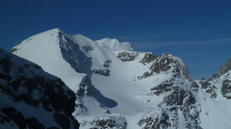 Glacier d'Ambin depuis la montée à la Pointe Ferrand