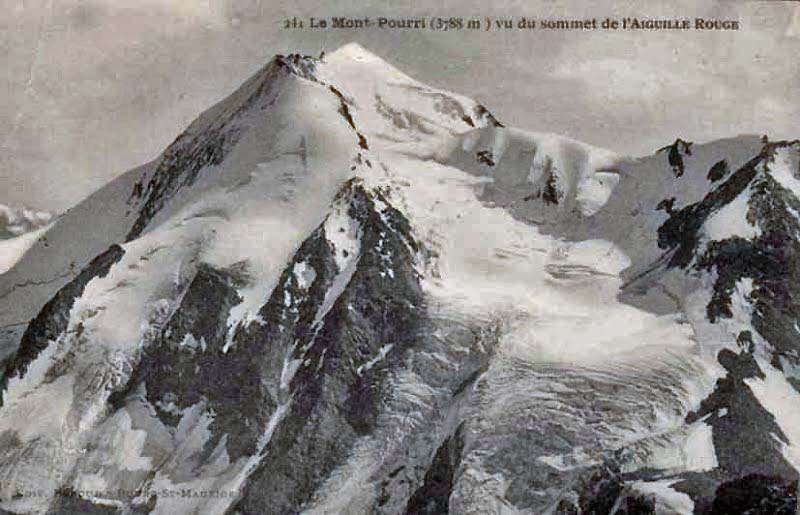 Le Mont-Pourri, le Col des Roches et la FN de Turia, en 1930