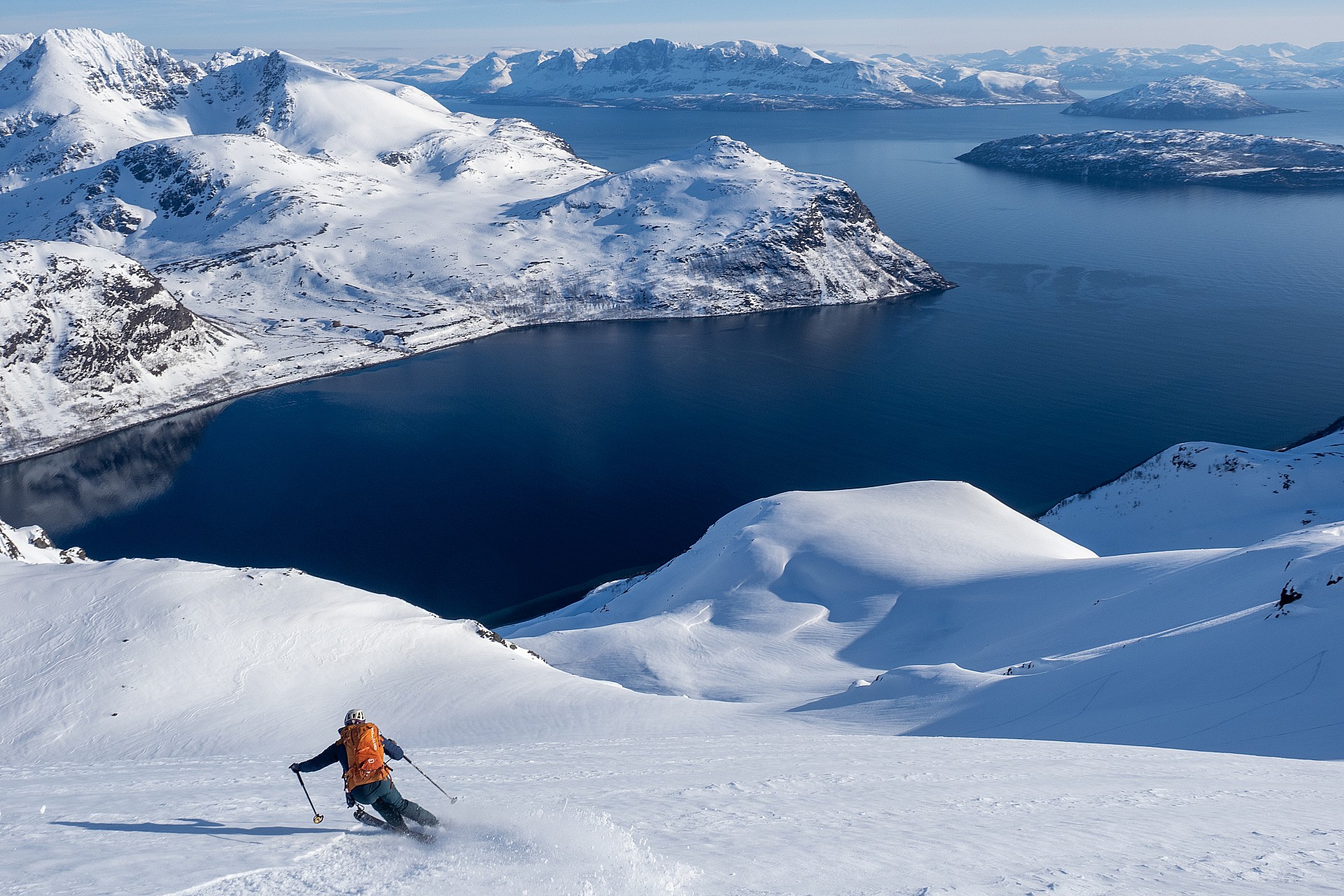 Descente vers l'Olderfjorden