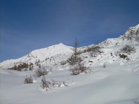 piolit versant sud : le piolit , vu du vallon de la Gardette