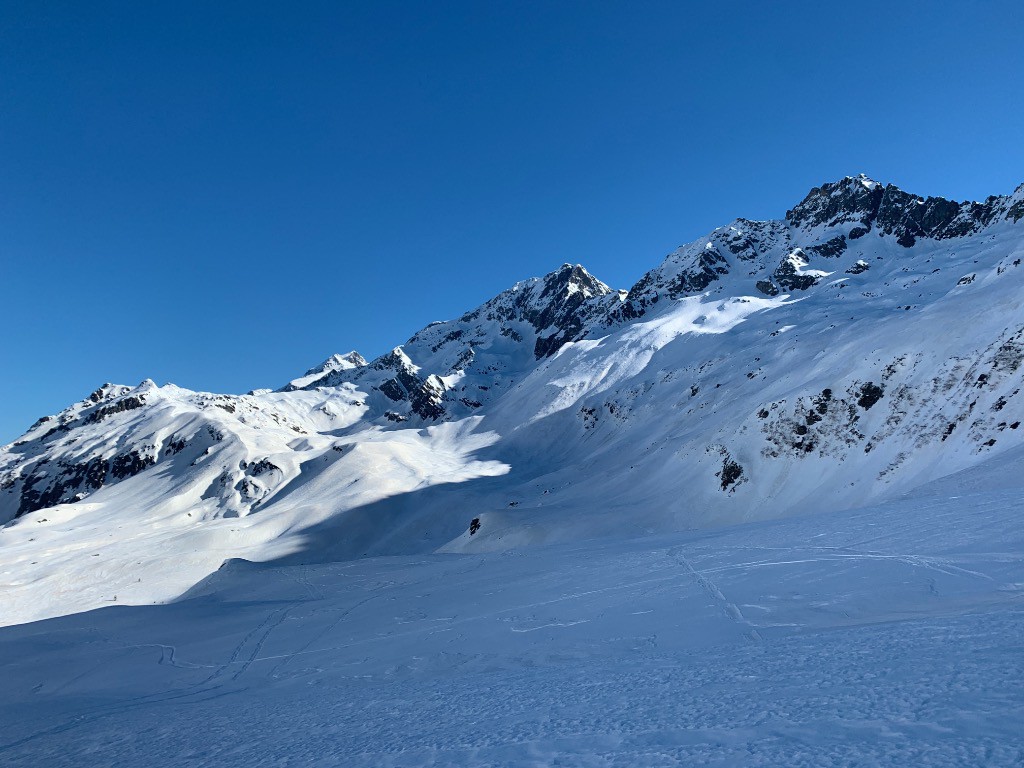 Vu en direction du Mont-Blanc