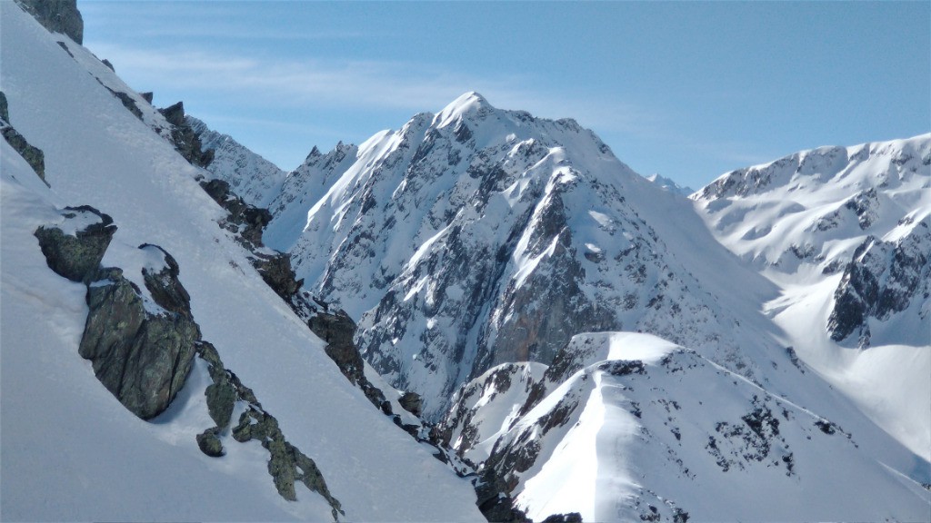 Rochers de Vallorin - Col de Montfossé à droite