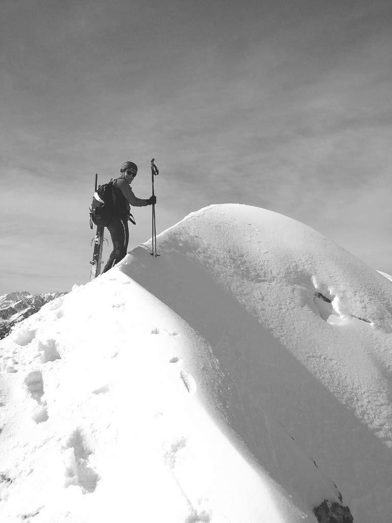 Eric fait dans l'Mt Blanc!