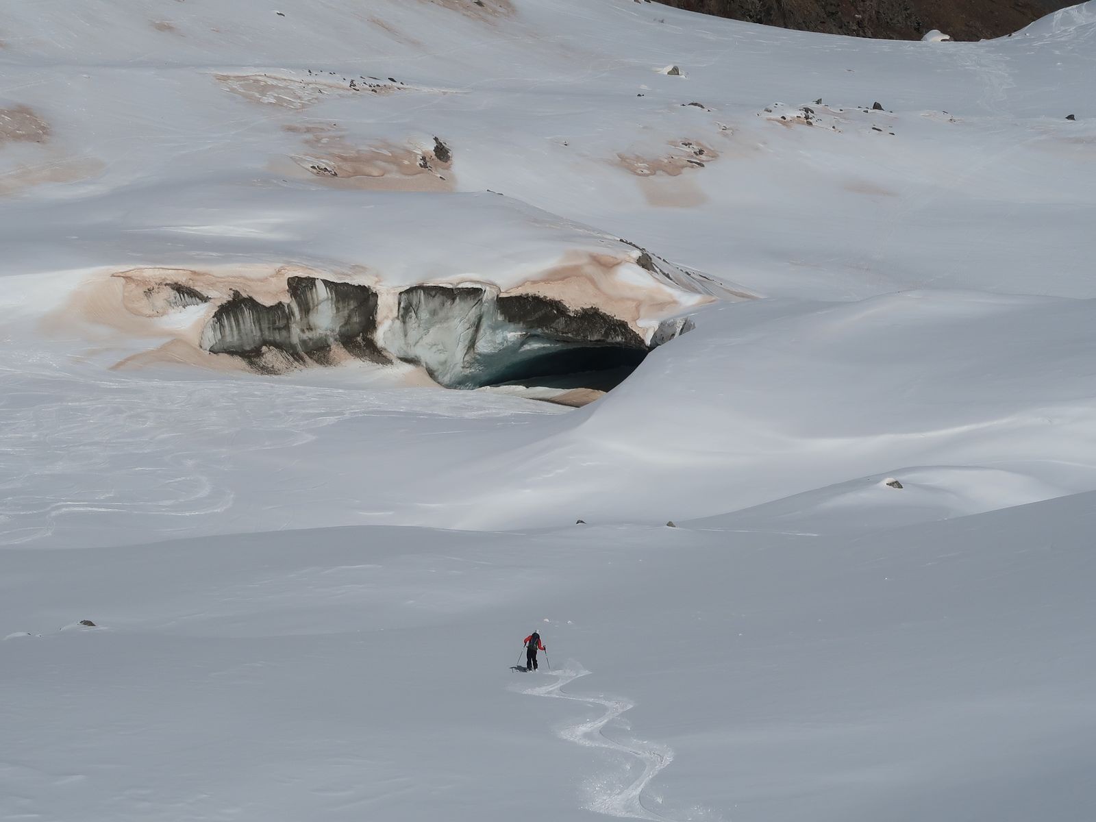 Fabien descend dans l'antre de glace