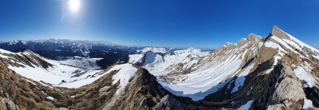 panoramique du sommet