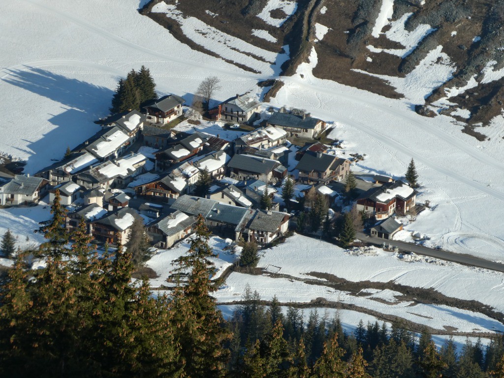 Le village vue du dessus