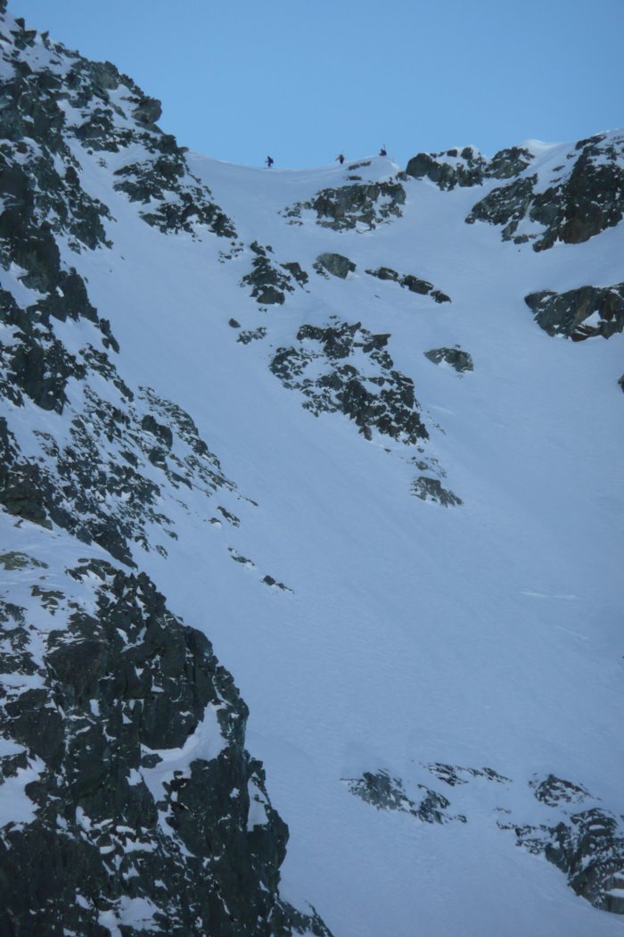 Au sommet du Grand Charmet : Il y a fort à parier que ce soit des skitouriens.