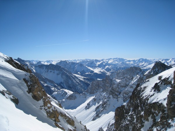 Versant sud : Plein soleil pour le versant sud, côté Ubaye.