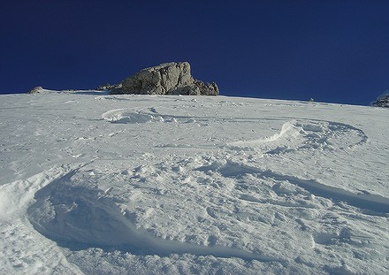 Haut du couloir : De jolis virages sur le haut