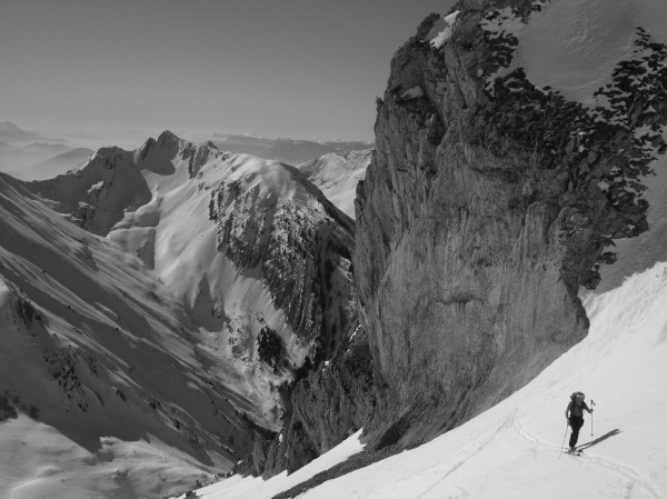 Montée Sud : Cadre magnifique dans cette face sud