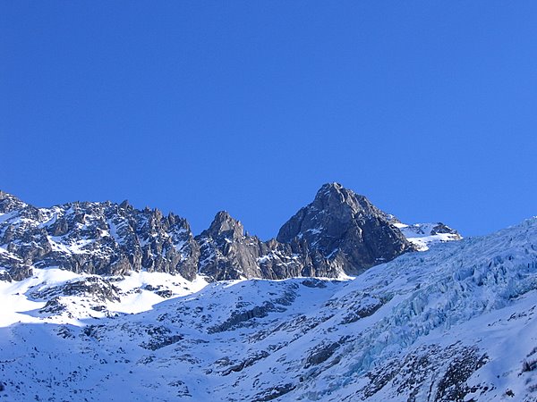Glacier du Trient : toujours le glacier du Trient, mais quelques heures plus tard