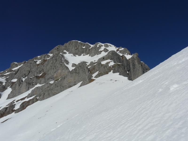 Mt Pécloz : Face S du Pécloz