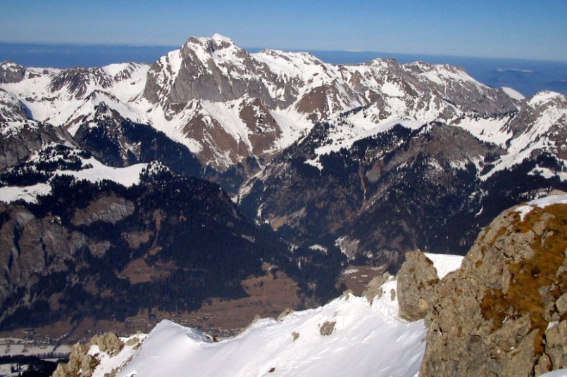 Cornettes de Bise : Les Cornettes bien déneigées : ce versant passe-t-il sans un important portage ?