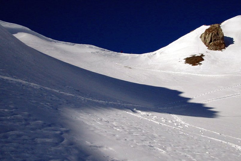 corniches - Crête de Coicon : La trace venant rejoindre la Crête de Coicon (trace de Très les Pierres)