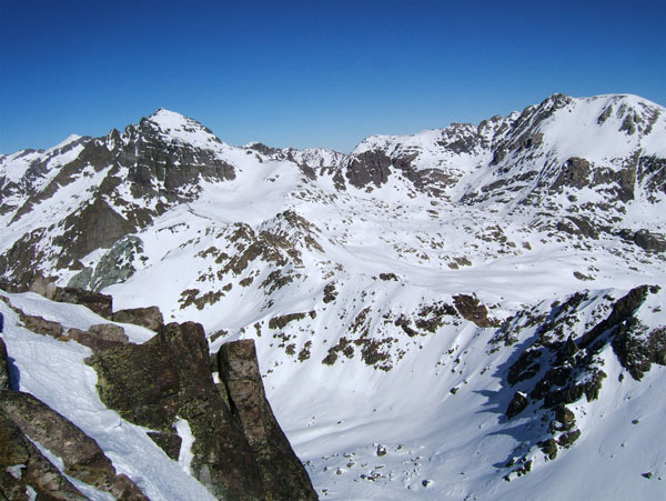 Cime du Diable : Le Grand Capelet vue de la cime du Diable.