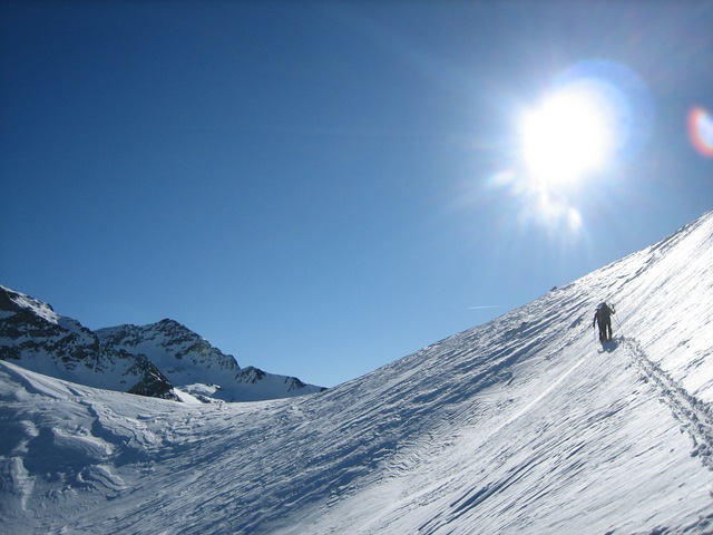 Col du Cheval de Bois : Arrivée au col