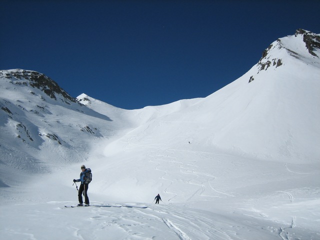 Le col de la Vallette : Bonne transfo dans la descente du col