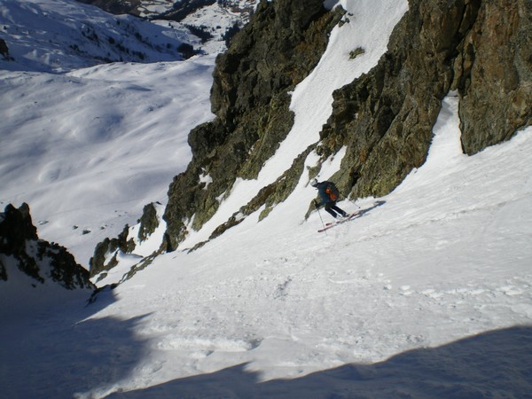 Tête de la Cicle : Partie basse du couloir.