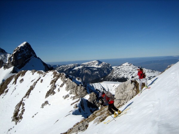 La Tour : Le début de la descente.