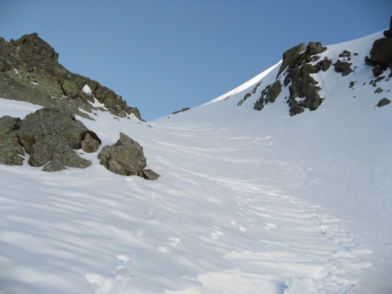 Crochues : Fin du couloir et traversée