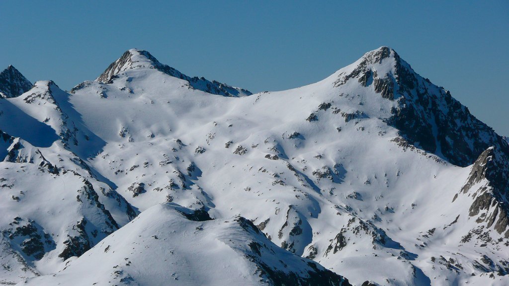 Rocher Blanc et Rocher Badon : Rocher Blanc et Rocher Badon vus du sommet