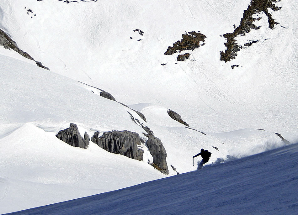 Combe des Fours : Dans les pentes supérieures des Fours.