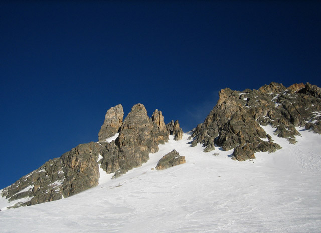 Couloir NW : Le couloir en question