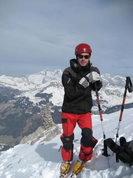 Mont Rachais : Steph au sommet