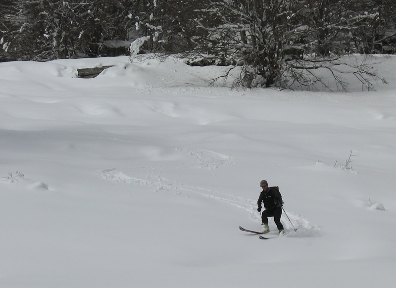 Jean chris : On en profite, le reste c'est du ski combat.
