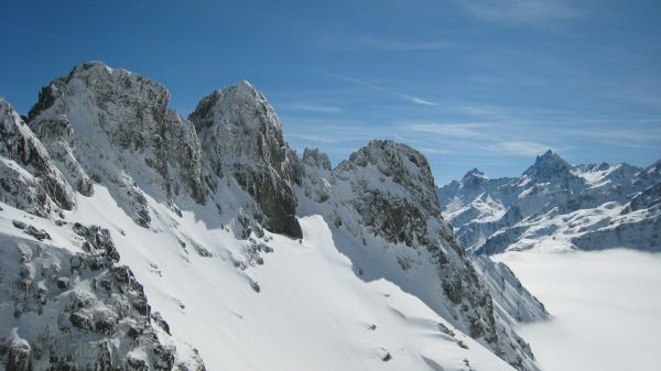 Pic du Pin : Ca a plâtré au dessus de 2400m, mais tout dégringole dès que le soleil tape