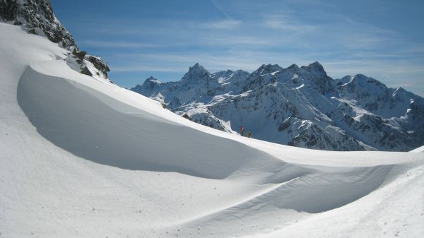 Combe de l'Aigleton : Joli travail du vent