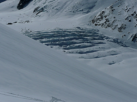 Glacier Argentière : Des vagues