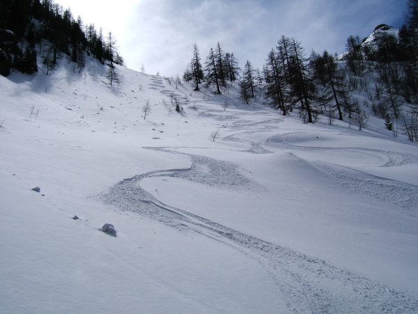 Lusco : Encore du beau ski.