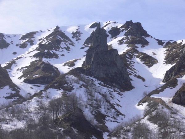La face nord du Ferrand : Bonne condition pour un 10 mai ! (sauf que là on est le 3 mars.....)