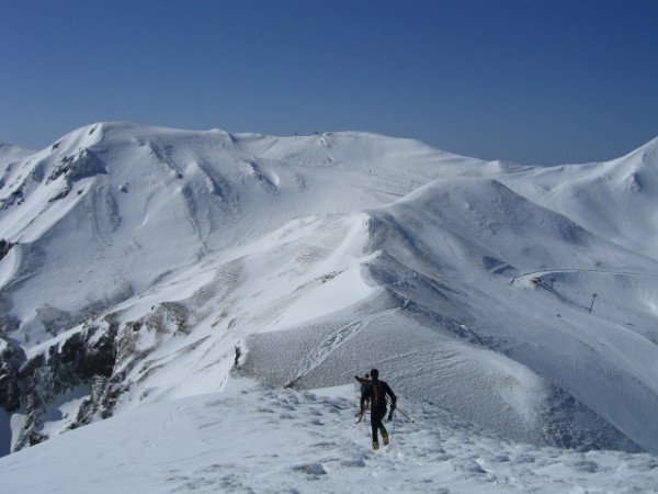 Puy Ferrand : Sur les crêtes entre les Puys des Crebasses et Cacadogne