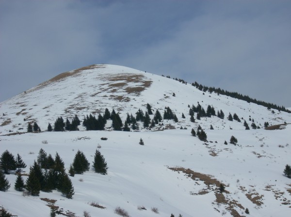 Sur Cou : il reste de la neige en versant est