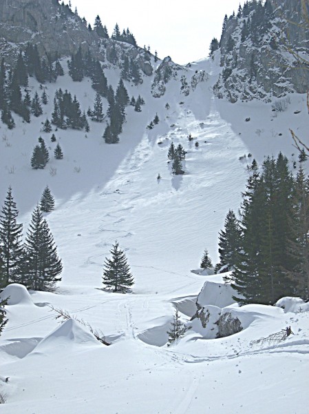 Col du Freu : après la descente