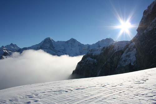 Les 3 bernoises : Eiger, Mönch, Jungfrau