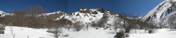 Le Sancy : Face O depuis la Fontaine Salée.