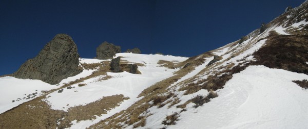 Couloir en S : Sous le Sancy