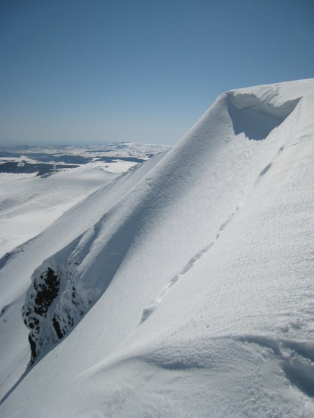 Puy Ferrand : L'entrée de la directe.