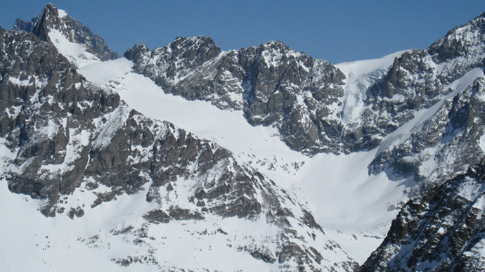 Col de la Lavey : Pointe du Vallon des Etages / Col de la Lavey et Lac des Rouies
